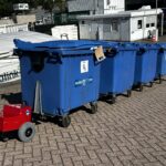 Vuilcontainers eenvoudig verplaatsen