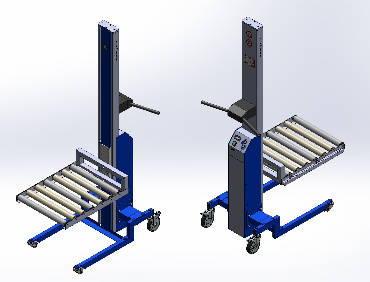 EVO150 +LONGITUDINAL MOTORIZED ROLLERS