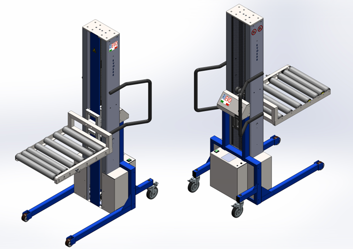 EVO250 + MOTORIZED LONGITUDINAL ROLLERS